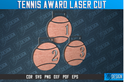 Tennis Award Laser Cut | Laser Cut SVG Design | CNC Files