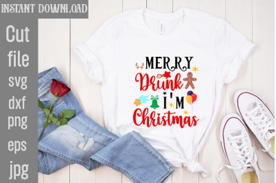 Merry Drunk I&amp;&23;039;m Christmas SVG cut file&2C;Christmas SVG Design&2C; Christmas