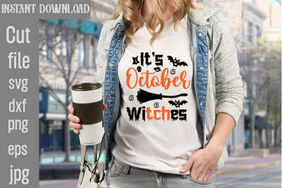 It&#039;s October Witches SVG cut file,Halloween Svg Disney, Halloween Svg