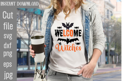 Welcome Witches SVG cut file&2C;Halloween Svg Disney&2C; Halloween Svg Frien