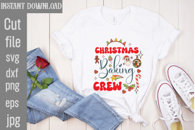 Christmas Baking Crew SVG cut file&2C;Retro Christmas Bundle&2C; Christmas S