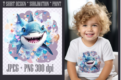 Baby Shark Sublimation PNG|JPEG