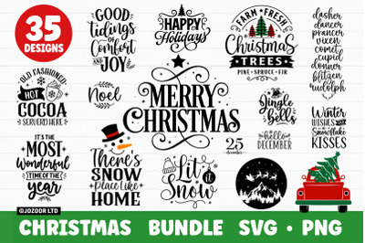 Christmas Winter SVG Bundle
