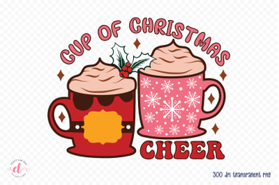 Cup of Christmas Cheer PNG Sublimation