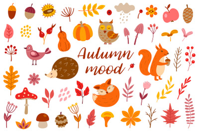 Autumn Mood Vector Design Kit