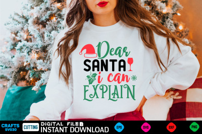 dear santa i can explain svg