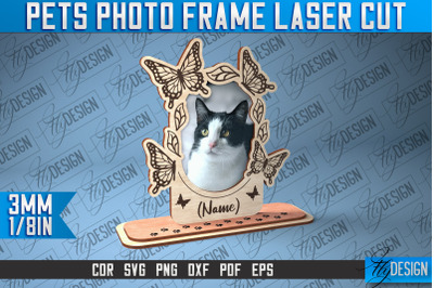 Pets Photo Frame Laser Cut | Laser Cut SVG