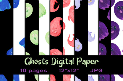 Ghosts Digital Paper Pack