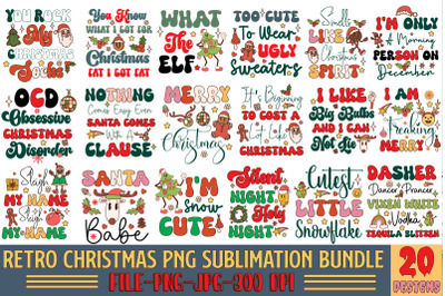 Christmas Retro Bundle&2C;Christmas SVG Bundle&2C;Christmas