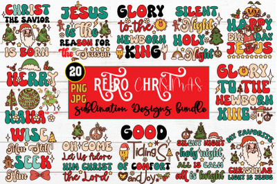 Christmas Retro Bundle&2C;Christmas SVG Bundle&2C;Christmas