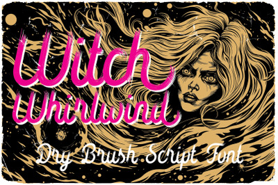 Witch Whirlwind label font