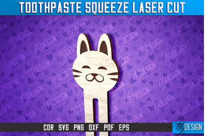 Hare Toothpaste Squeezer Laser Cut | Laser Cut SVG Design