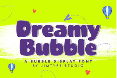 Dreamy Bubble - Display Cricut Font