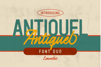 Antiquel - Font Duo