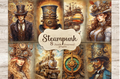 Steampunk Junk Journal Kit | Ephemera Pack