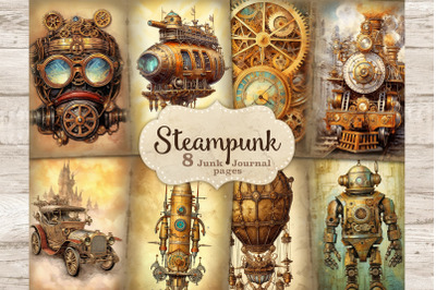 Steampunk Junk Journal Pages | Vintage Ephemera