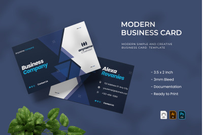 Modern - Business Card