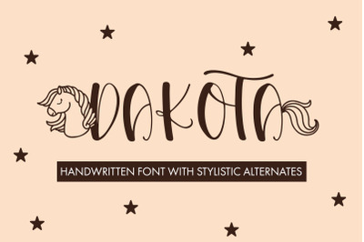 Dakota A Horse Font