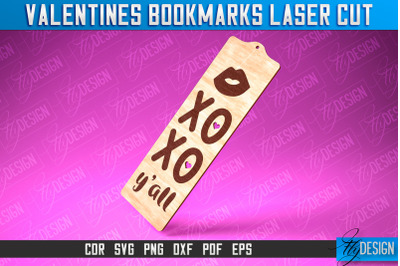 Valentines Bookmarks Laser Cut | Bookmark SVG | Book Lover