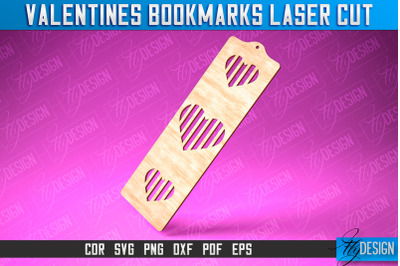 Valentines Bookmarks Laser Cut | Bookmark SVG | Book Lover