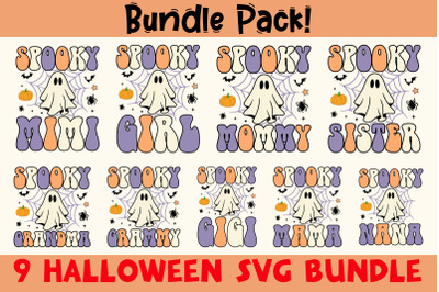 Halloween SVG Bundle, Spooky Mom Shirt, Ghost Svg, Spooky SVG Shirt