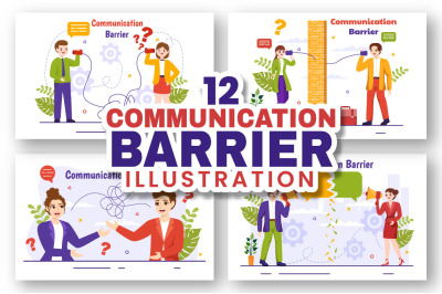 12 Communication Barrier Illustration