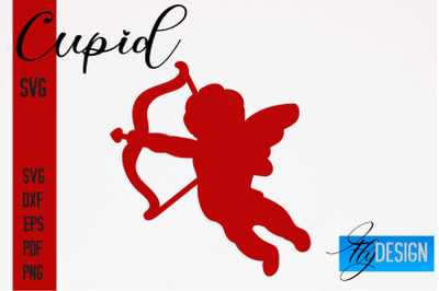 Cupid SVG | Paper Cut SVG | Paper Craft SVG Design&nbsp;