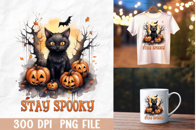 Stay Spooky with Cat