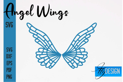 Angel Wings SVG Design | Angel SVG Design