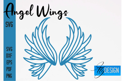 Angel Wings SVG Design | Angel SVG Design