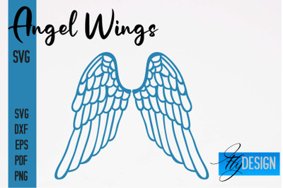 Angel Wings SVG Design | Angel SVG Design