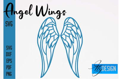 Angel Wings SVG Design | Angel SVG Design