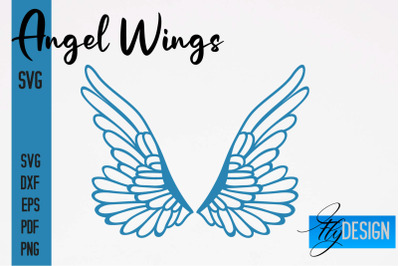 Angel Wings SVG Design | Angel SVG Design