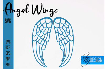 Angel Wings SVG Design | Angel SVG Design