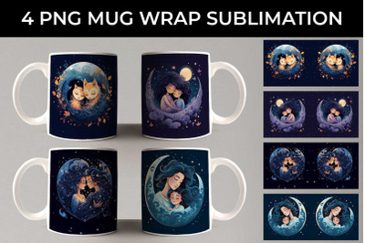 Embrace Boho Love - Mug Wrap Sublimation Design Bundle