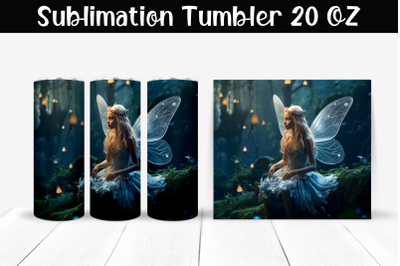 Fairy Sublimation Tumbler Wrap 20 oz