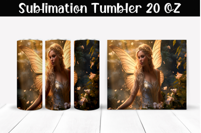 Fairy Sublimation Tumbler Wrap 20 oz