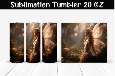 Fairy Sublimation Tumbler Wrap 20 oz