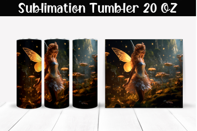 Fairy Sublimation Tumbler Wrap 20 oz