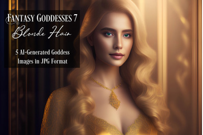 Fantasy Goddesses 7 - AI Art Collection - Blonde Hair