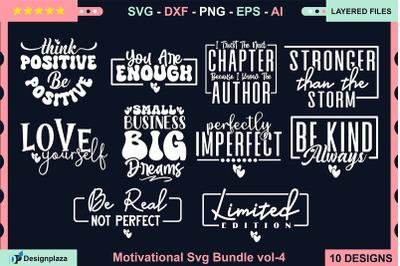 Motivational Svg Bundle vol-4