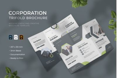 Corporation - Trifold Brochure