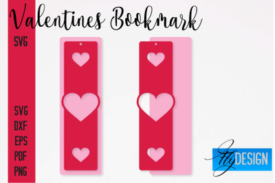 Valentines Bookmarks SVG | Bookmark SVG Design | Book Lover&nbsp;