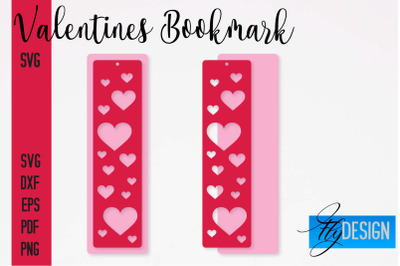 Valentines Bookmarks SVG | Bookmark SVG Design | Book Lover&nbsp;