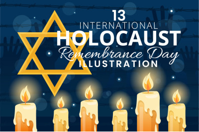 13 International Holocaust Remembrance Day Illustration