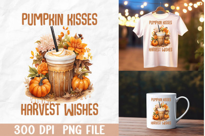 Whimsical Pumpkin Kisses