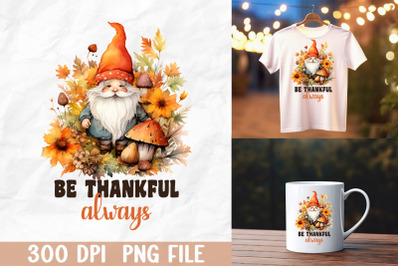 Always Thankful Gnome