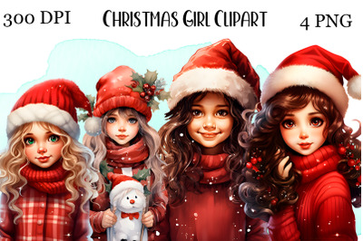 Christmas Girl Clipart, Yey Christmas PNG Sublimation