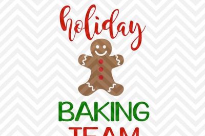 Holiday Baking Team Cookies Christmas