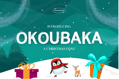 Okoubaka Christmas Font